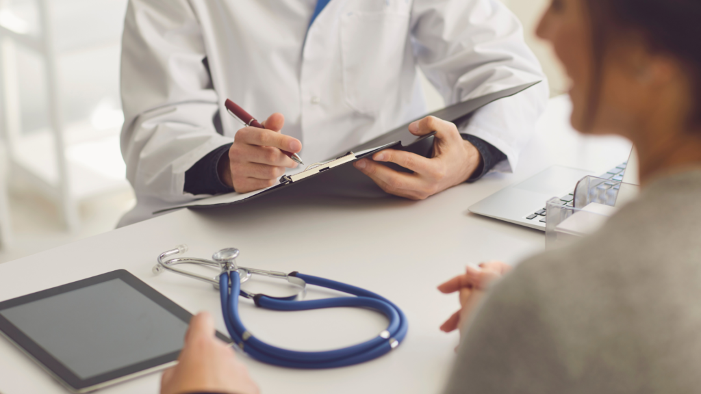 Doctor appointment with notes