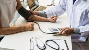 Blood Pressure check with doctor